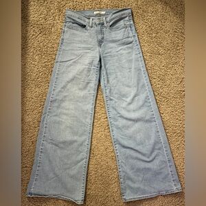 Levi's Light Blue Flare Jeans